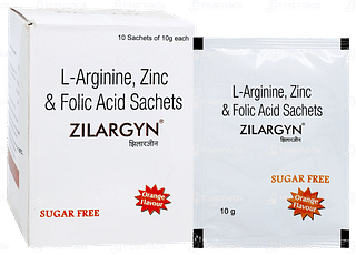 Zilargyn Orange Flavour Sugar Free Sachet 10gm