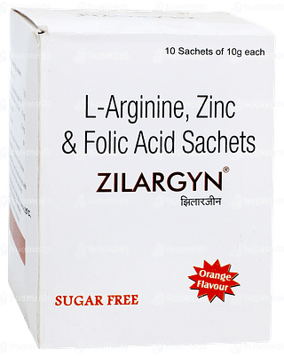 Zilargyn Orange Flavour Sugar Free Sachet 10gm