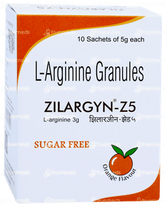 Zilargyn Z5 Orange Flavour Sugar Free Sachet 5gm