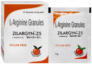 Zilargyn Z5 Orange Flavour Sugar Free Sachet 5gm