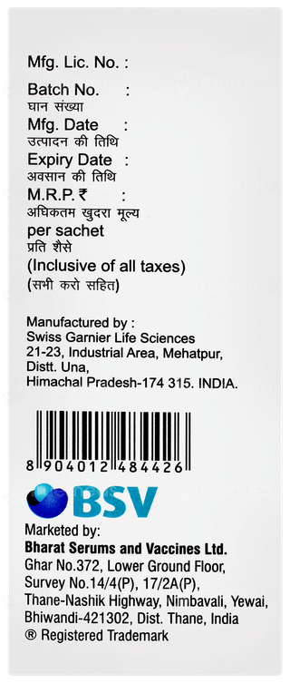 Zilargyn Z5 Orange Flavour Sugar Free Sachet 5gm