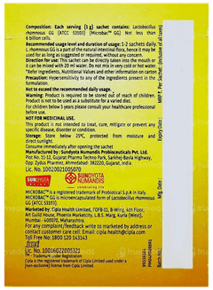 Activkids Unobiotics Junior Sugar Free Sachet 1Gm