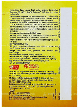 Activkids Unobiotics Junior Sugar Free Sachet 1Gm