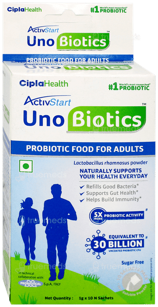 Activstart Uno Biotics Sugar Free Sachet 1Gm