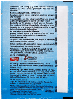 Activstart Uno Biotics Sugar Free Sachet 1Gm