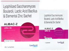 Alibac Z Orange Flavour Sachet 1gm Alibac Z Orange Flavour Sachet 1gm