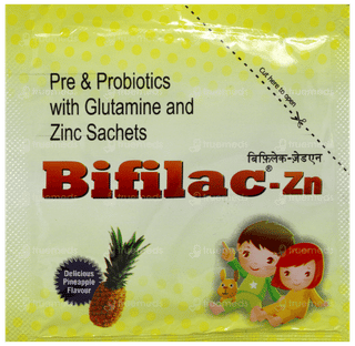 Bifilac Zn Pineapple Flavour Sachet 1Gm