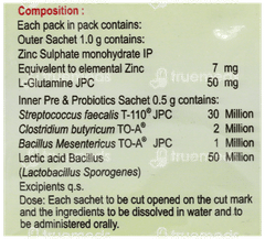 Bifilac Zn Pineapple Flavour Sachet 1Gm