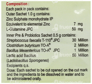 Bifilac Zn Pineapple Flavour Sachet 1Gm