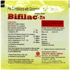 Bifilac Zn Pineapple Flavour Sachet 1Gm