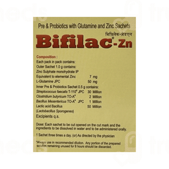 Bifilac Zn Pineapple Flavour Sachet 1gm