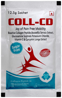 Coll Cd Orange Flavour Sugar Free Sachet 12.5gm