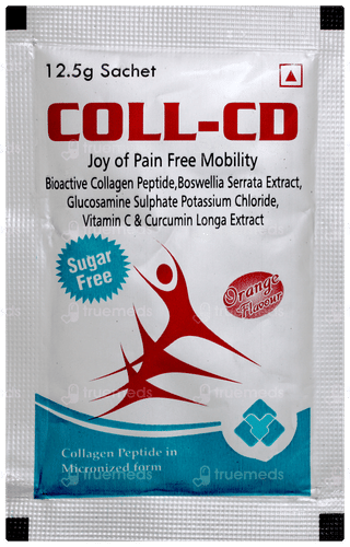Coll Cd Orange Flavour Sugar Free Sachet 12.5gm