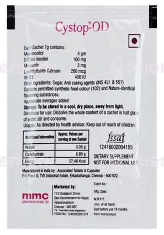 Cystop Od Sachet 7Gm