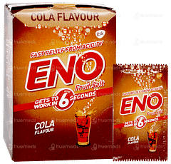 Eno Fruit Salt Cola Flavour Sachet 5gm Eno Fruit Salt Cola Flavour Sachet 5gm