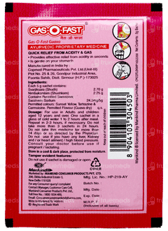 Gasofast Guava Flavour Sachet 5Gm