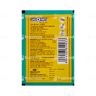 Gasofast Lemon Sachet 5 GM