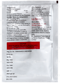 Glutahenz Lemon Flavour Powder 15gm