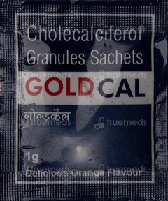 Goldcal Orange Flavour Sachet 1Gm