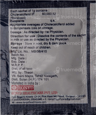 Goldcal Orange Flavour Sachet 1Gm