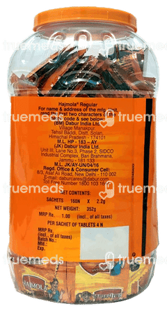 Dabur Hajmola Regular Sachet 160