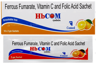 Hbcom Orange Flavour Sachet 2gm