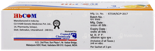Hbcom Orange Flavour Sachet 2gm