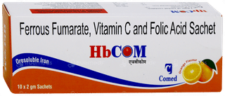 Hbcom Orange Flavour Sachet 2gm