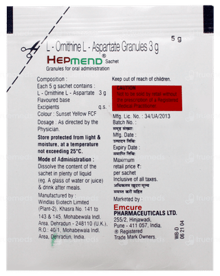 Hepmend Sachet 5gm
