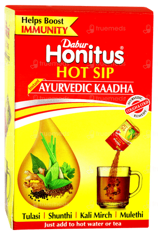 Dabur Honitus Hot Sip 4gm Pack Of 7 Sachets