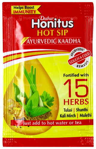 Dabur Honitus Hot Sip 4gm Pack Of 7 Sachets