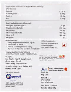Joint Plus Pineapple Flavour Sugar Free Sachet 12.5gm