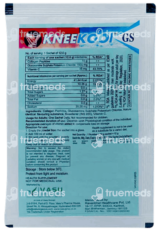 Kneekool Gs Sugar Free Sachet 12 GM