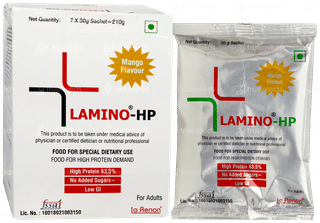 Lamino Hp Mango Flavour No Added Sugar Sachet 30gm