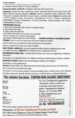 Lamino Hp Mango Flavour No Added Sugar Sachet 30gm