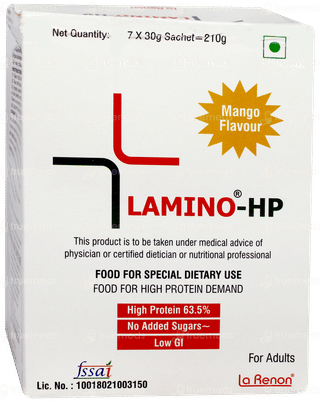 Lamino Hp Mango Flavour No Added Sugar Sachet 30gm