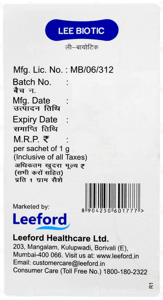 Leebiotic Sachet 1 GM