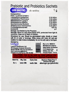 Leebiotic Sachet 1 GM