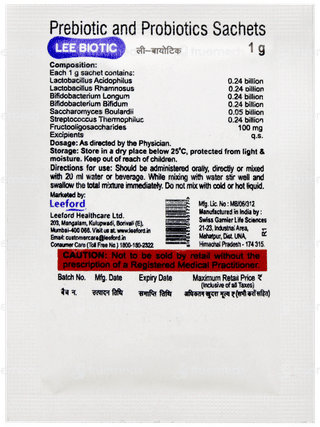 Leebiotic Sachet 1 GM