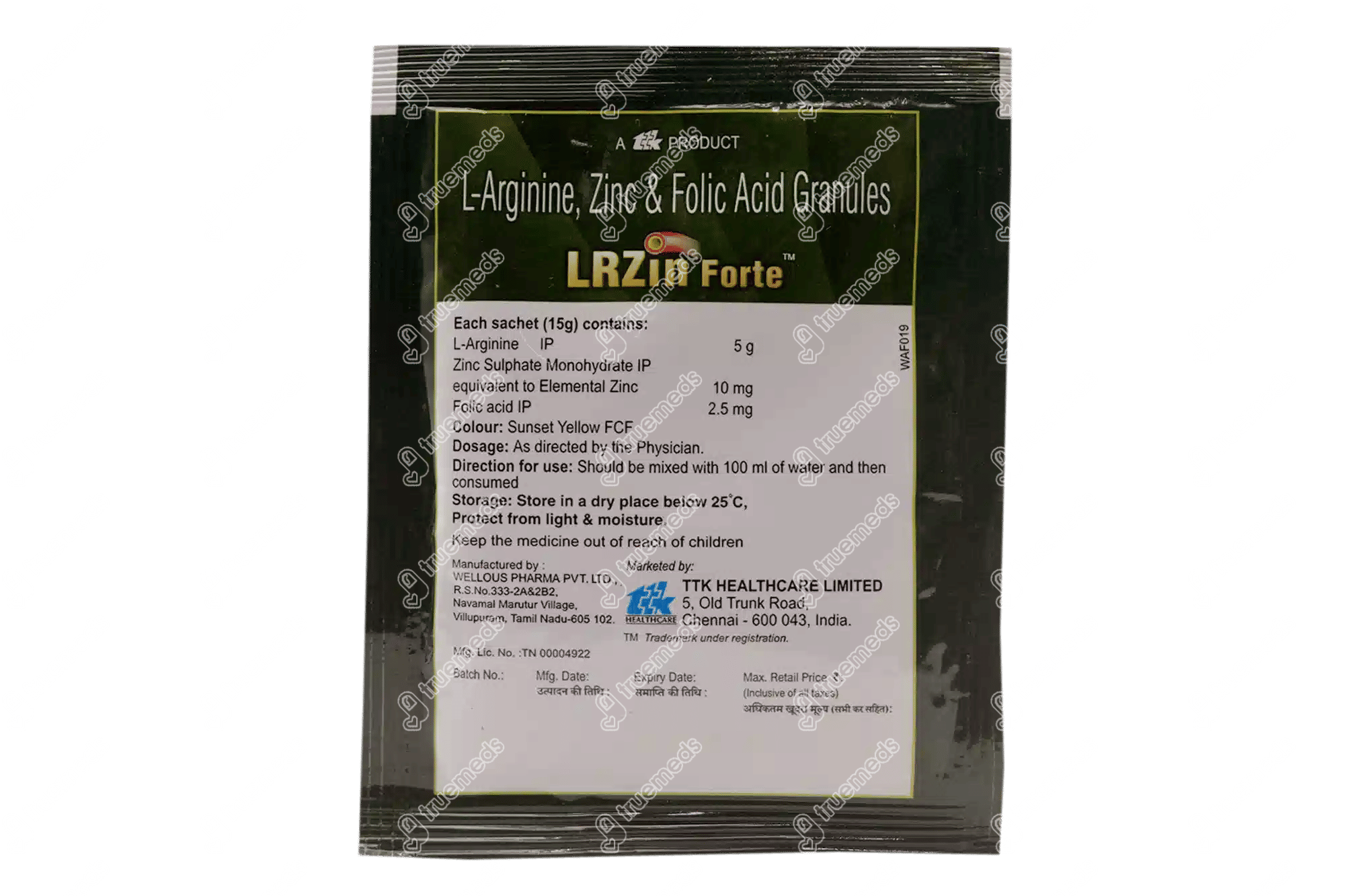 Lrzin Forte Sachet 15 Gm Uses, Side Effects, Dosage, Price Truemeds