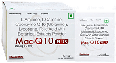 Mac Q 10 Plus Sachet 10gm Mac Q 10 Plus Sachet 10gm