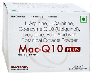 Mac Q 10 Plus Sachet 10gm