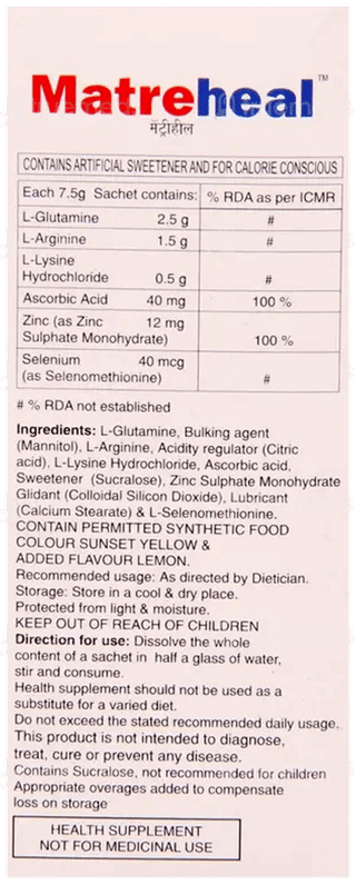 Matreheal Powder 7.5Gm