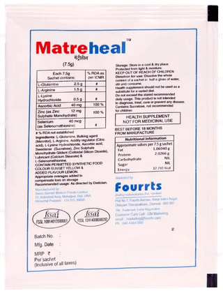 Matreheal Powder 7.5Gm