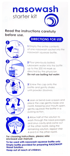 Nasowash Starter Kit Sachet 7.8gm