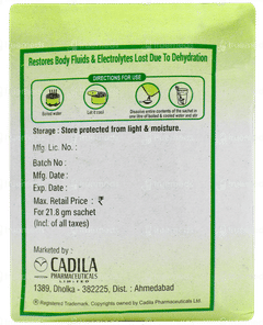 Cadila Ors Lemon Flavour Powder 21.8gm Cadila Ors Lemon Flavour Powder 21.8gm
