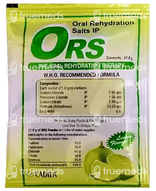 Cadila Ors Lemon Flavour Powder 21.8gm