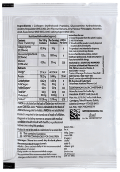 Orthoboon Banana And Pineapple Flavour Sugar Free Sachet 12gm