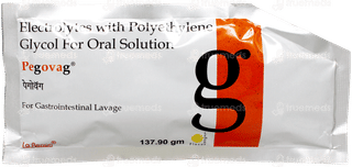 Pegovag Lemon Flavor Sachet 137.90Gm