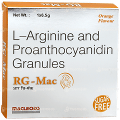 Rg Mac Orange Flavour Sugar Free Granules 6.5gm